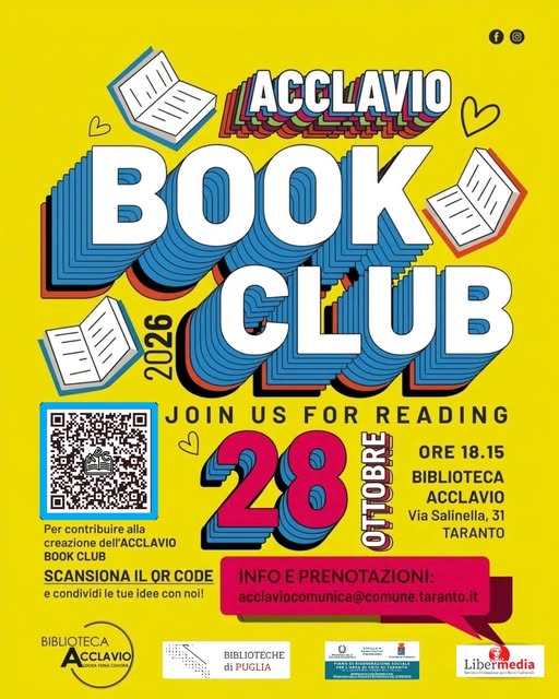 Locandina di ACCLAVIO BOOK CLUB 2026