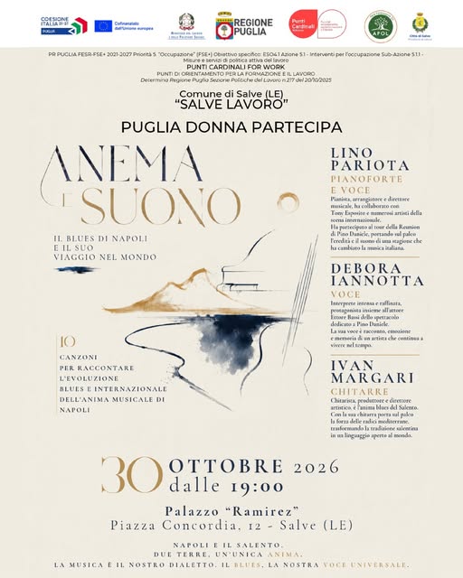 Plakat von Anema e Suono - Il blues di Napoli e il suo viaggio nel mondo