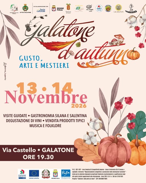 Locandina di Galatone d'Autunno - Gusto, Arti e Mestieri