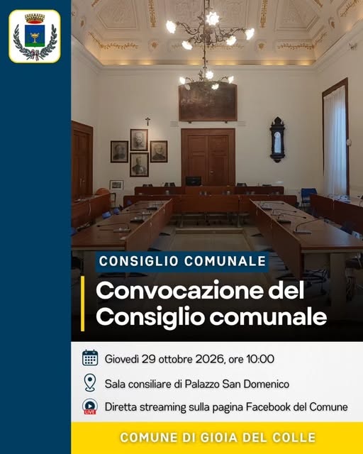 Locandina di Consiglio comunale