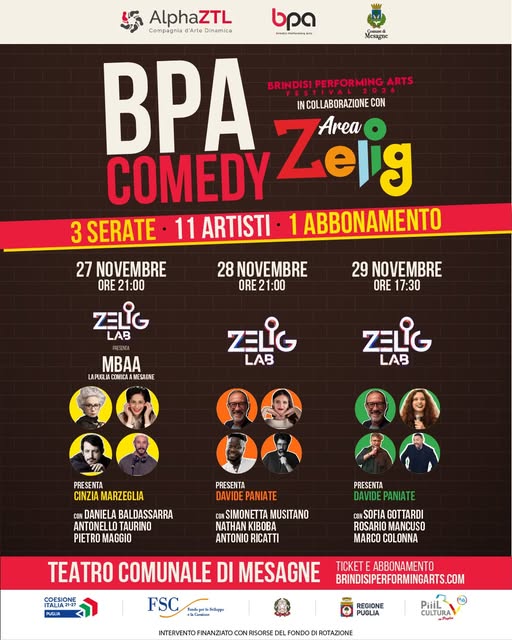 Plakat von BPA Comedy - Zelig Lab