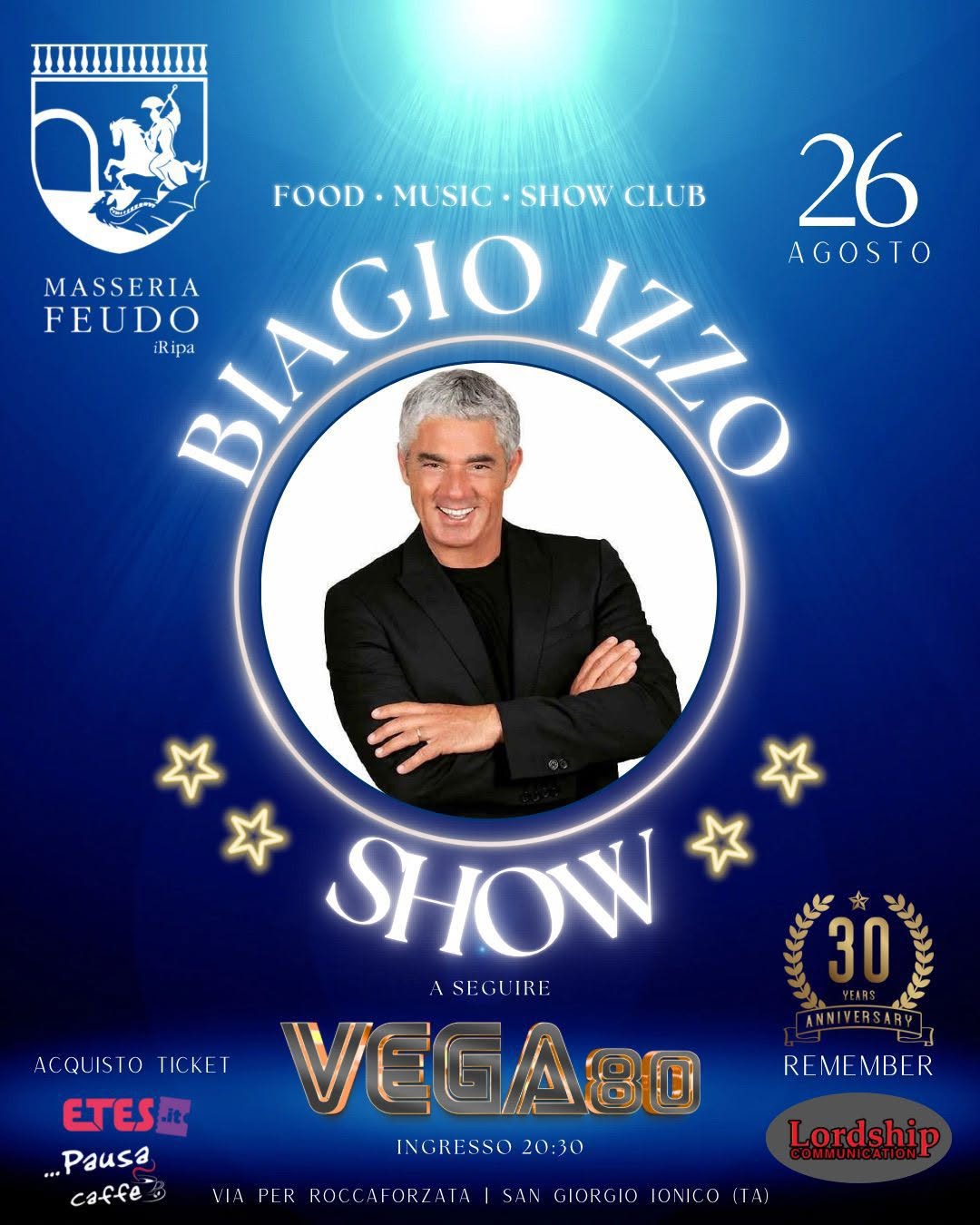 Locandina di Biagio Izzo Show + Vega80