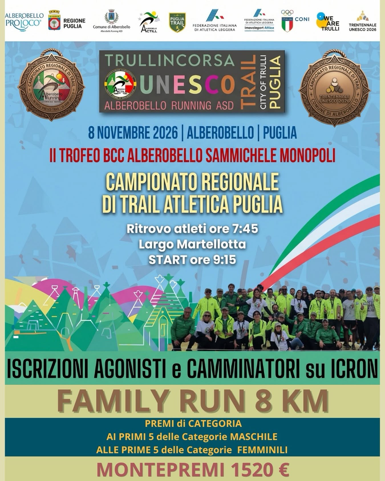 Locandina di Campionato Regionale di Trail Running